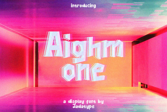 Aighmone: A Bold Display Font That Commands Attention in Campaign Design