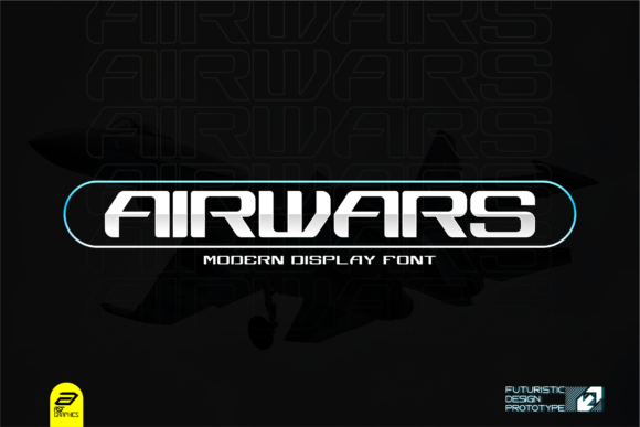 Airwars: A Futuristic Display Font for Bold Editorial Design