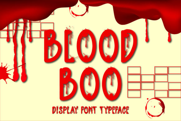 Blood Boo: A Spooky Display Font for Halloween Web Design