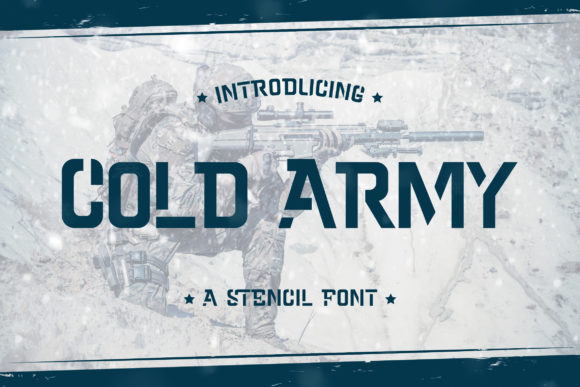 Cold Army: A Modern Display Font for Bold Digital Branding