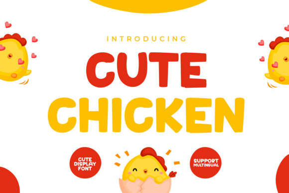 Cute Chicken: A Playful Display Font for Modern Web Design Projects