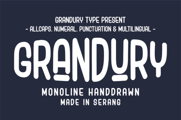 Grandury: A Modern Display Font That Elevates Digital Marketing Design