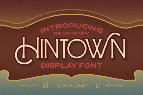 Hintown Font: Elevate Your Brand with a Whimsical Yet Professional Display Typeface