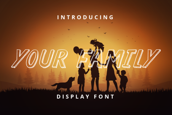 How Your Family Font Boosts Campaign Impact with Bold 3D Display Style