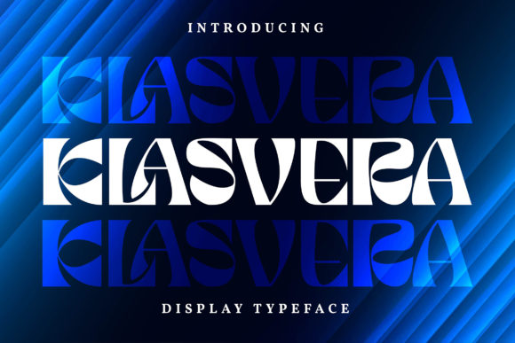 Klasvera: A Whimsical Display Font for Handmade Labels, Invitations & Creative Packaging