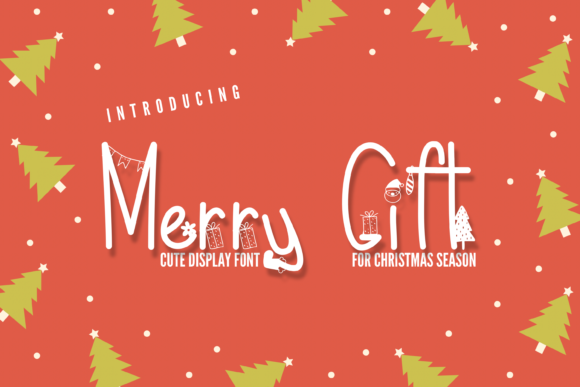 Merry Gift: A Chalkboard-Inspired Display Font for Social Media and Campaign Design