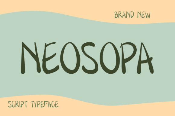 Neosopa: A Display Font That Elevates Small Business Branding