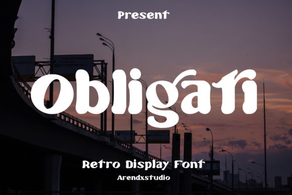 Obligati: The Retro Display Font That Powers Bold Campaign Visuals