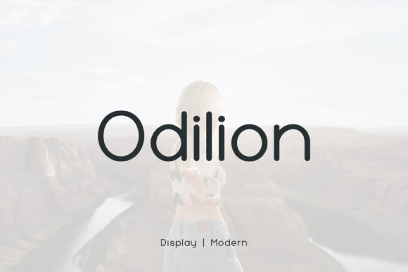 Odilion: A Modern Display Font for Editorial Elegance
