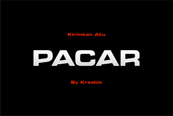 Pacar: A Modern Display Font for Bold Marketing Visuals