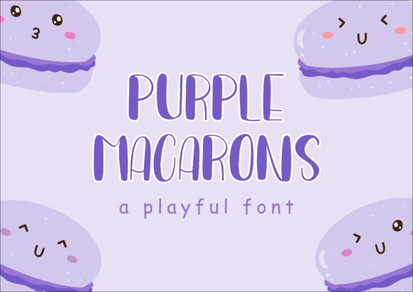Purple Macaroon: A Display Font That Turns Campaigns Into Visual Magic