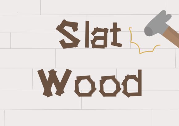 Slat Woods: A Display Font That Elevates Web Design with Charm
