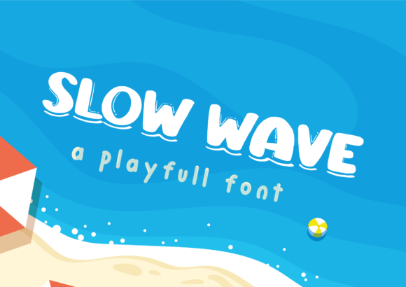 Slow Wave: The Playful Display Font That Boosts Campaign Personality