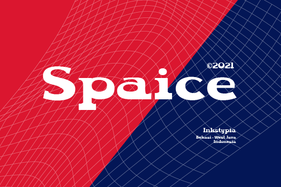 Spaice: A Futuristic Display Font for Crafters and Product Designers