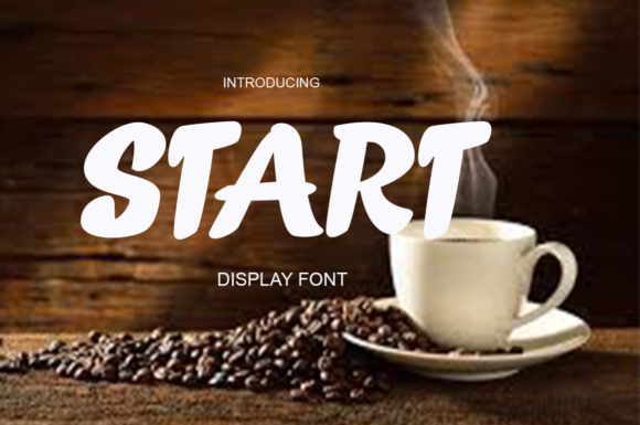 Start: A Bold Display Font for Handmade Labels, Invitations & More