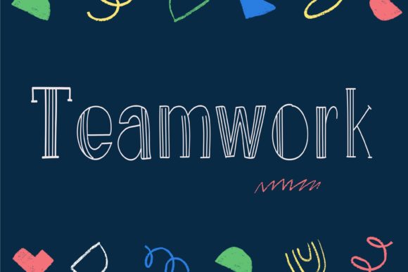 Teamwork: A Fresh Display Font for Impactful Marketing Designs