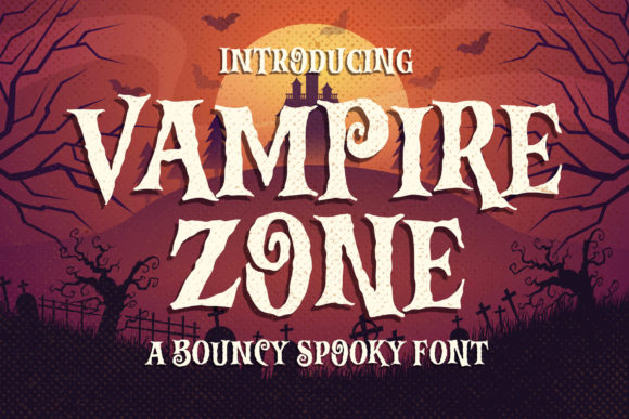 Vampire Zone: A Spooky Display Font for Bold Marketing Designs