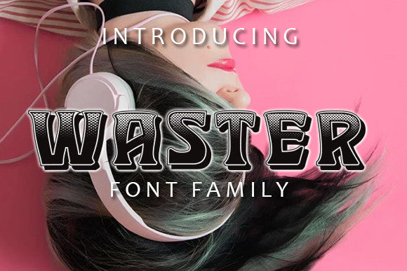 Waster Font: A Bold Display Typeface for High-Impact Campaign Visuals