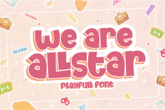 We Are Allstar: A Bold Display Font for Modern Web Design Projects